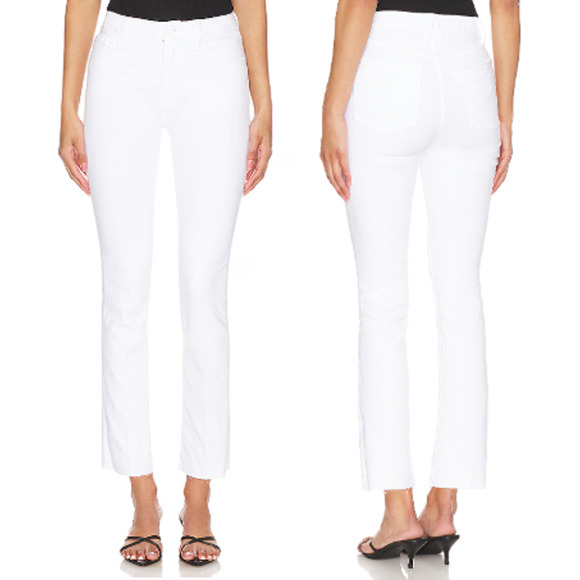 Good American Good Legs High Waisted Straight Jeans W037 White Women's Size 12 - Picture 1 of 5